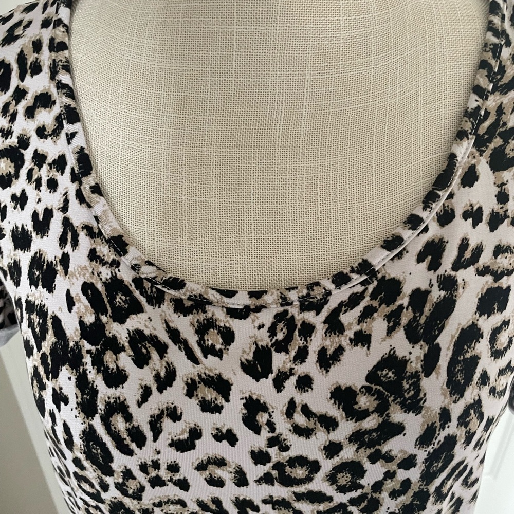 Animal Print Casual Sheath Maxi Dress - Picture 3 of 6